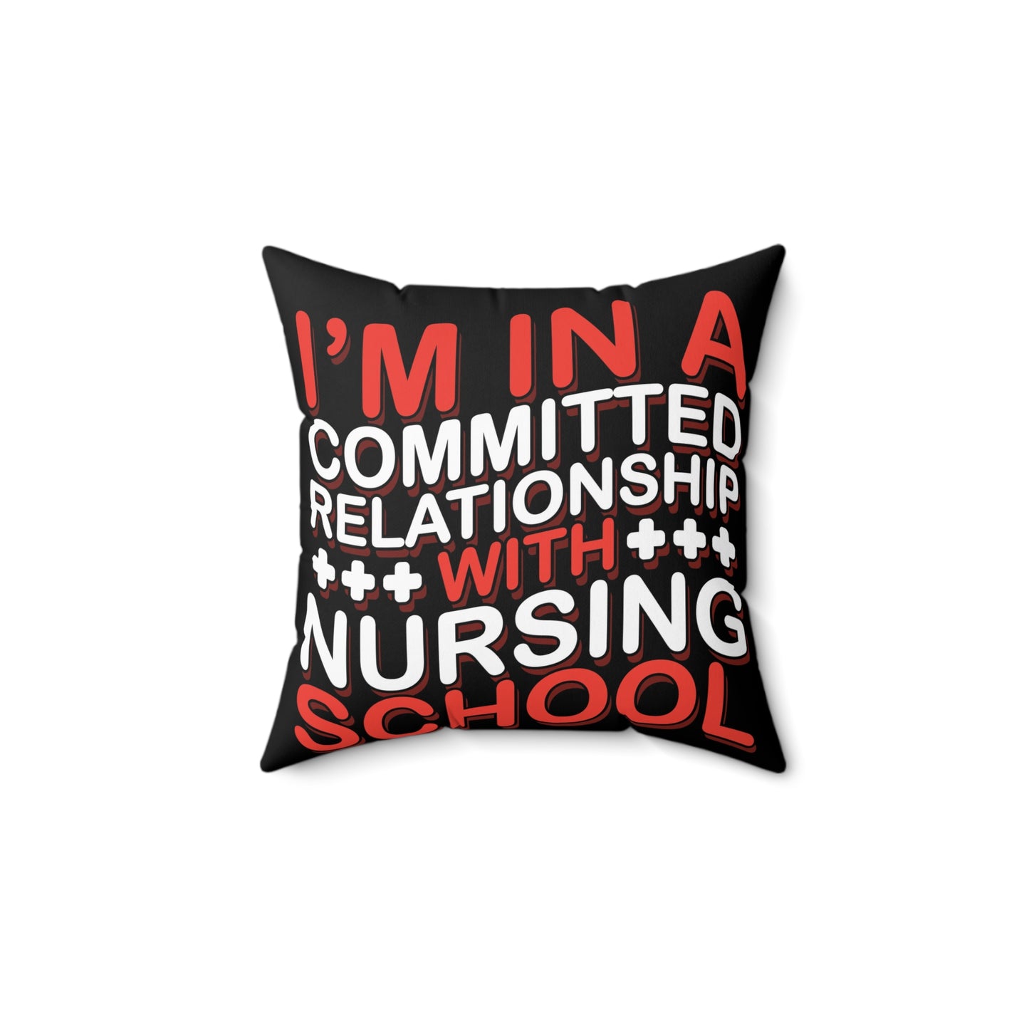 Future Nurse Spun Polyester Square Pillow