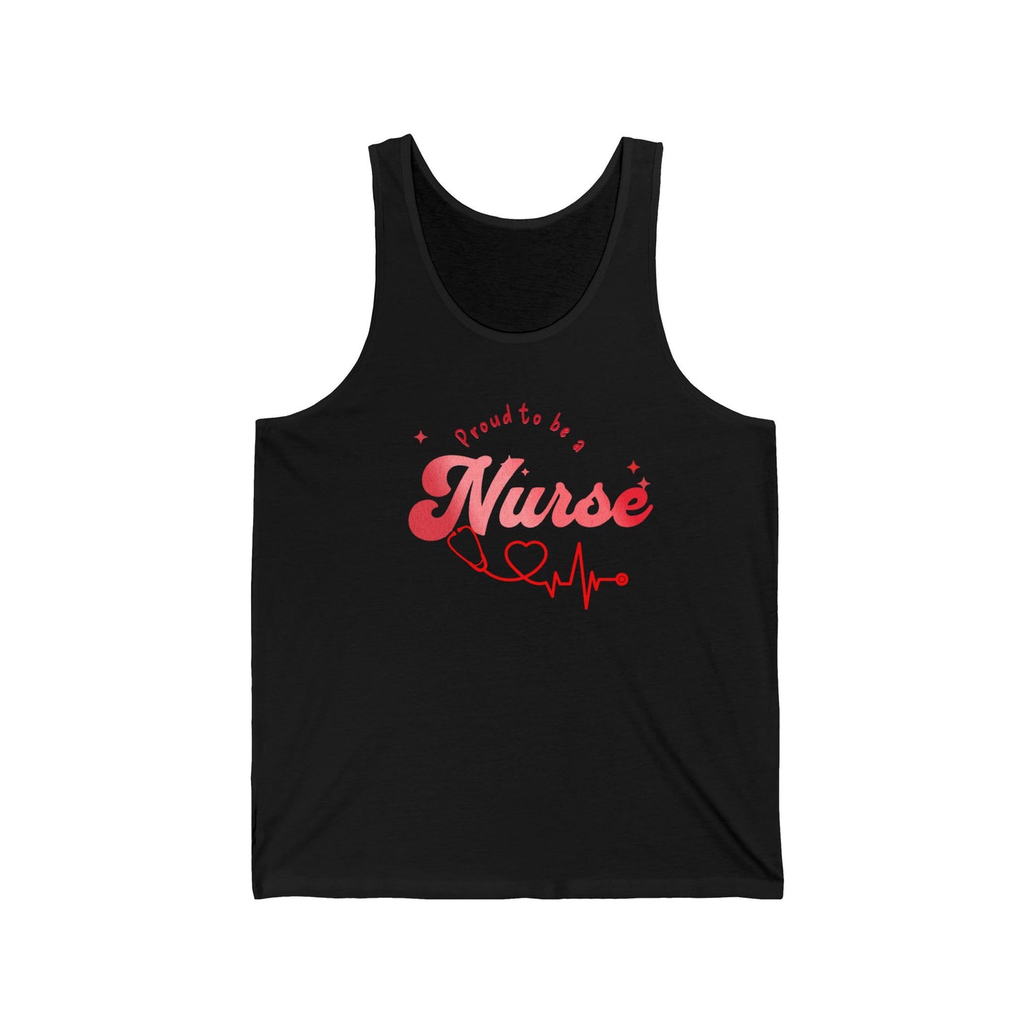 Proud Nurse Unisex Jersey Tank