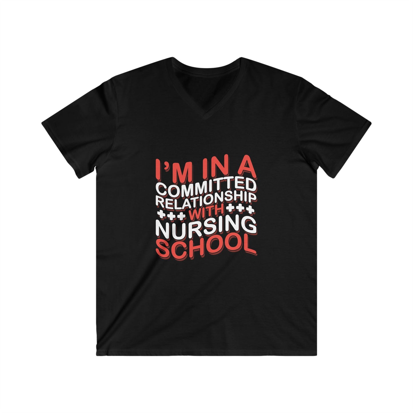 Future Nurse:  Fitted V-Neck Short Sleeve Tee