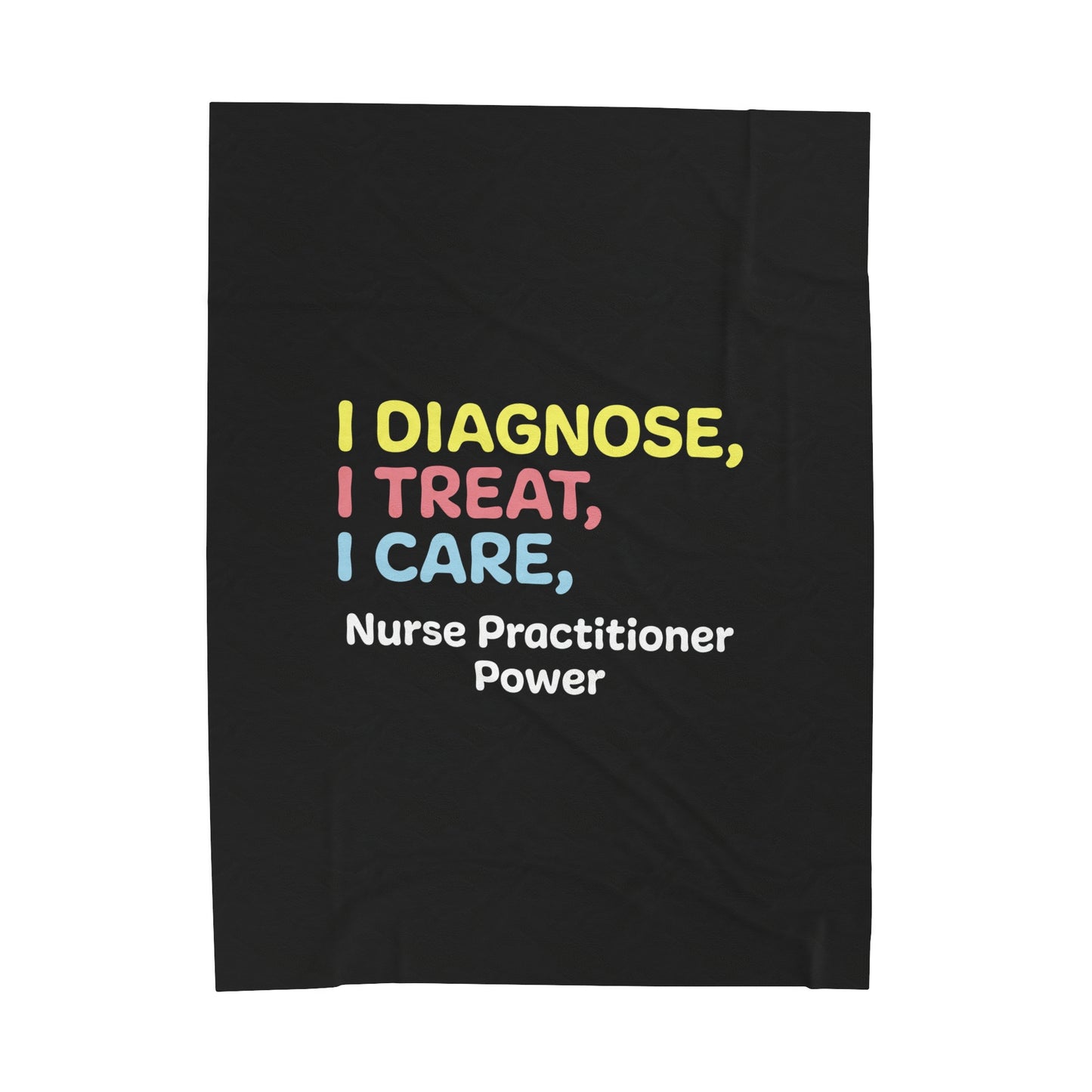 Nurse Practitioner :Velveteen Plush Blanket