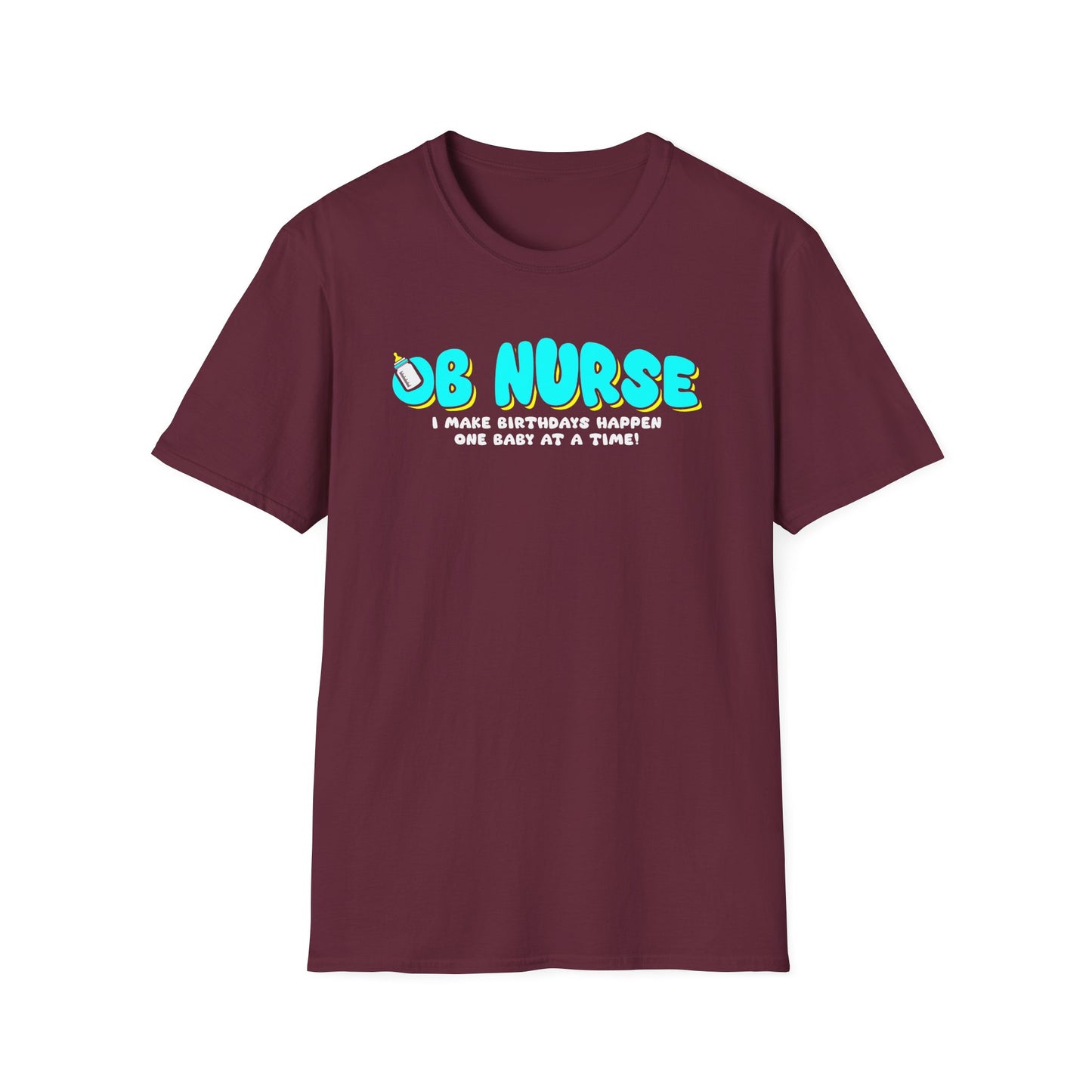 OB Nurse Unisex Softstyle T-Shirt