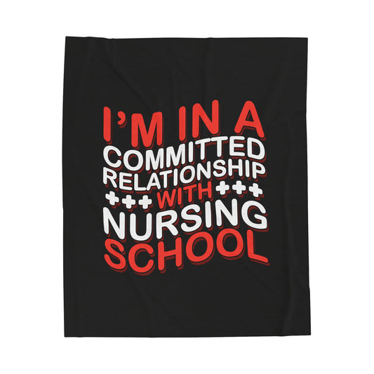 Future Nurse: Velveteen Plush Blanket