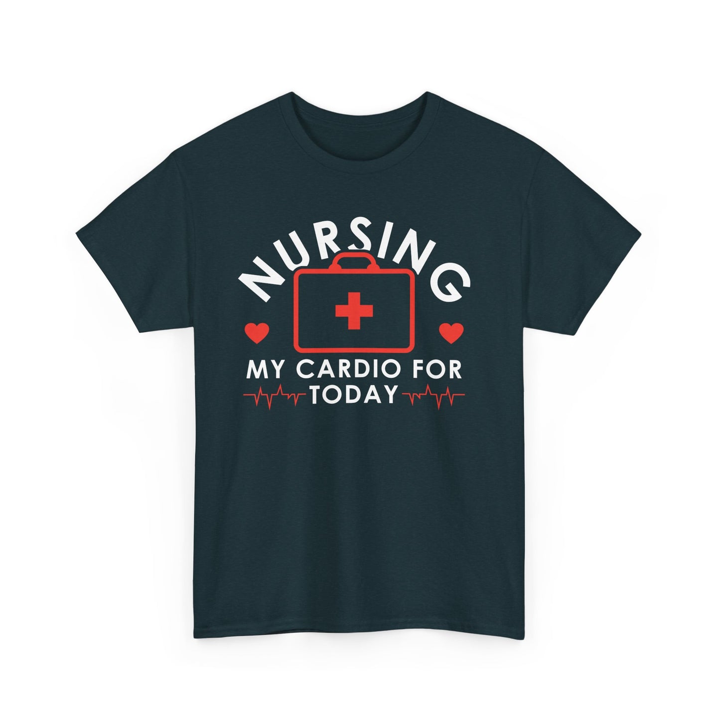 Nurse- Cardio: Unisex Heavy Cotton Tee