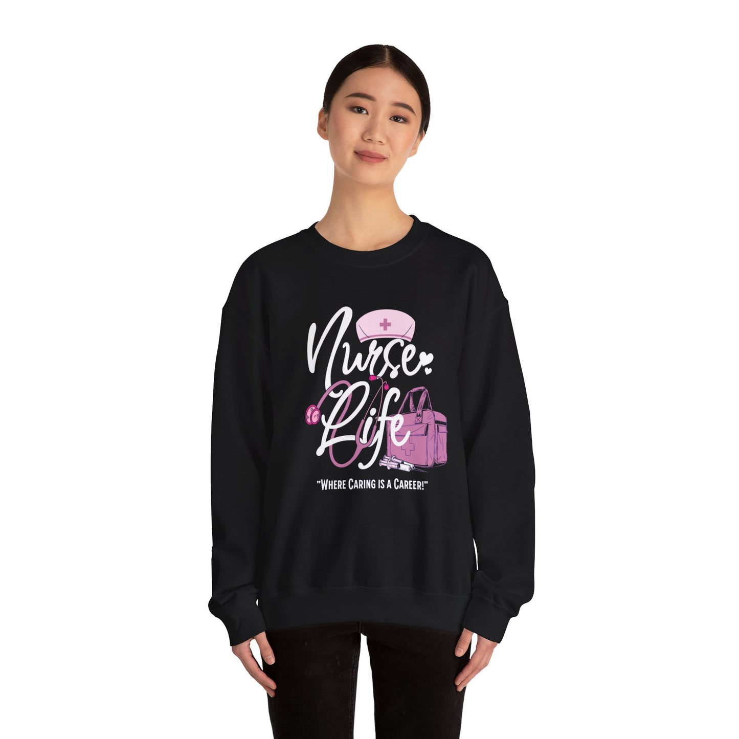 Nurse Life Unisex Heavy Blend™ Crewneck Sweatshirt