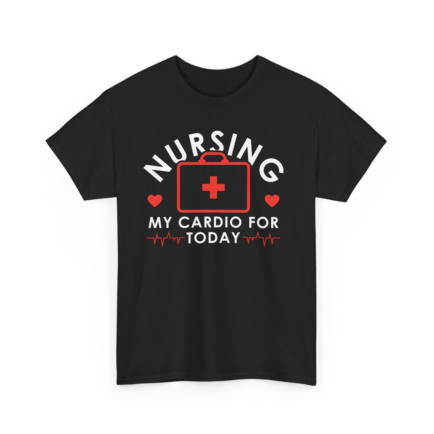 Nurse- Cardio: Unisex Heavy Cotton Tee