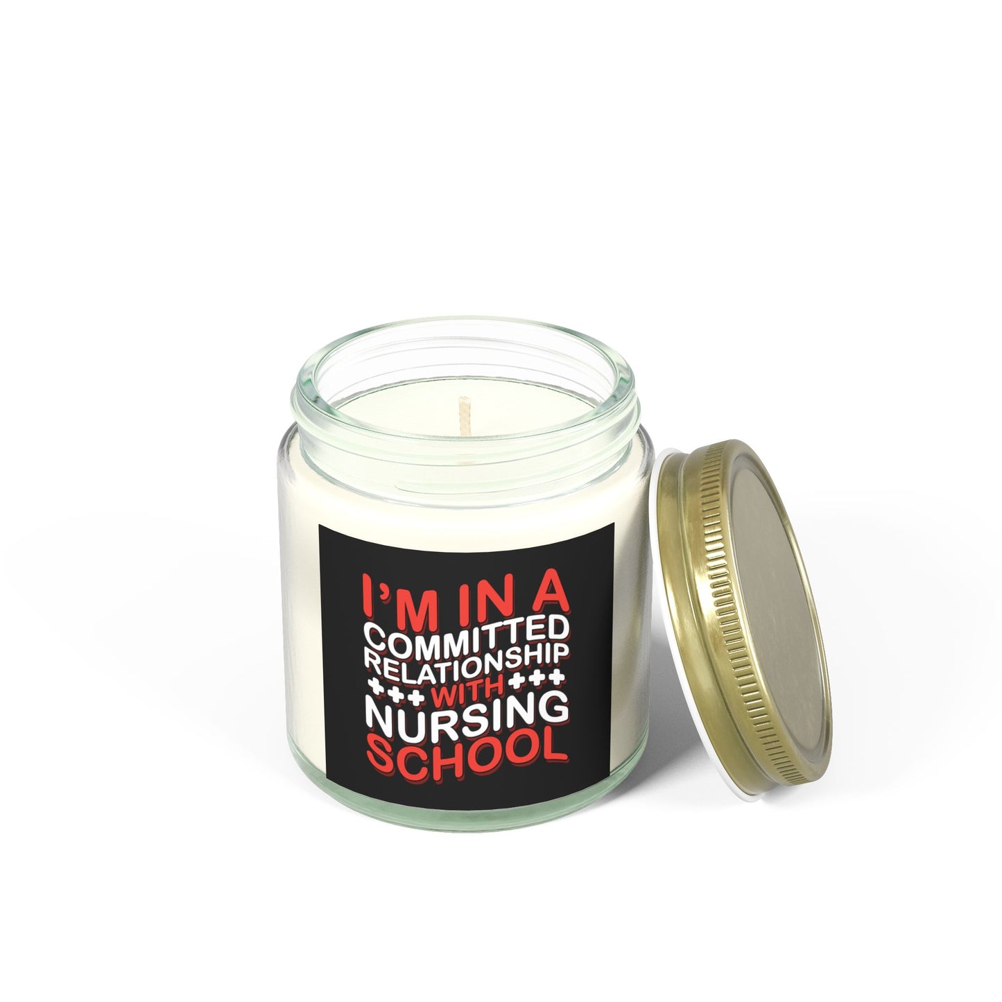 Future Nurse:Scented Candles, Coconut Apricot Wax (4oz, 9oz)