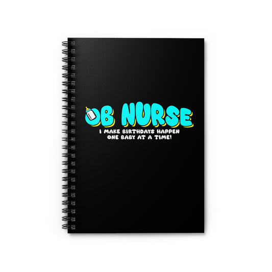 OB Nurse Spiral Notebook - Ruled Line