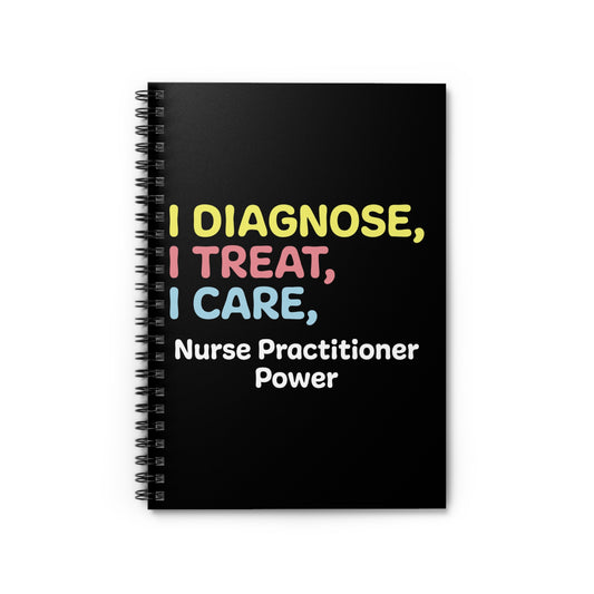 Nurse Practitioner: Spiral Notebook - Ruled Line