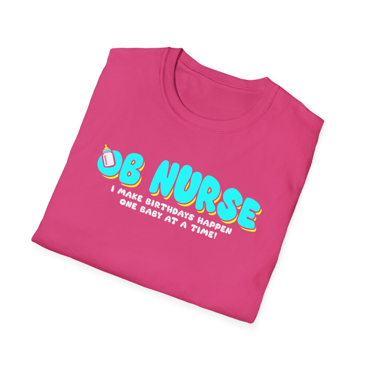 OB Nurse Unisex Softstyle T-Shirt