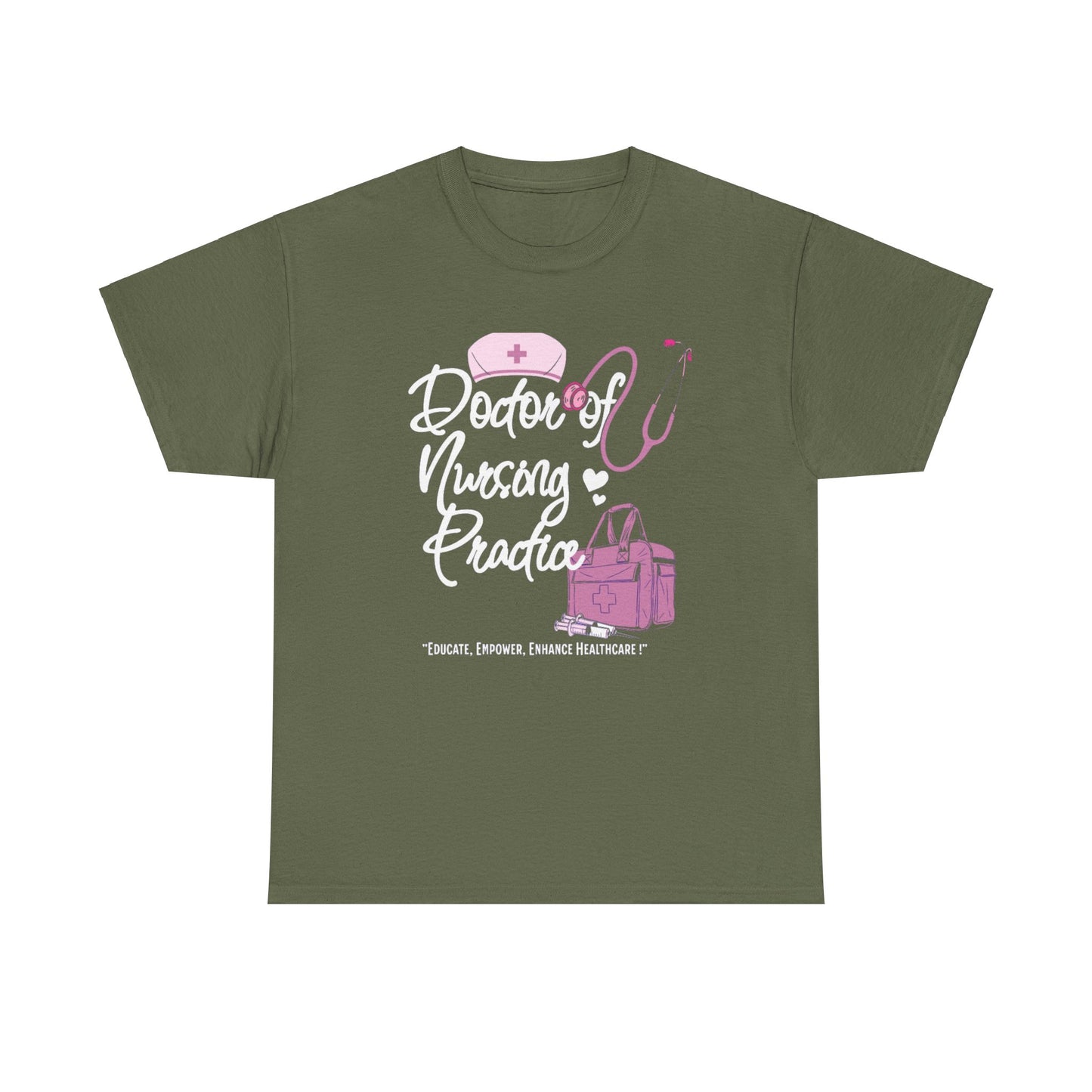 Doctor of Nursing Practice Unisex Heavy Cotton Tee