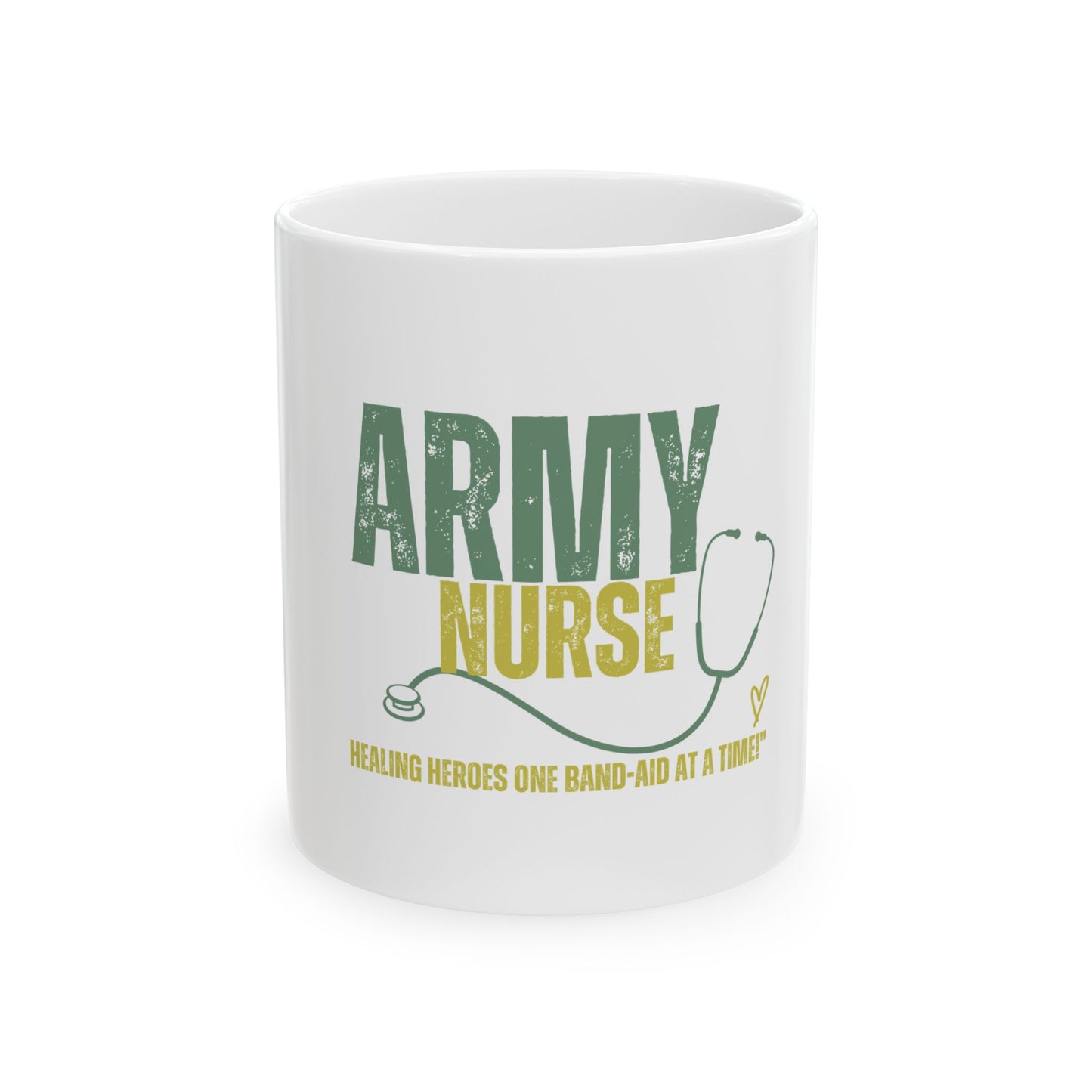 Army Nurse Ceramic Mug, (11oz, )