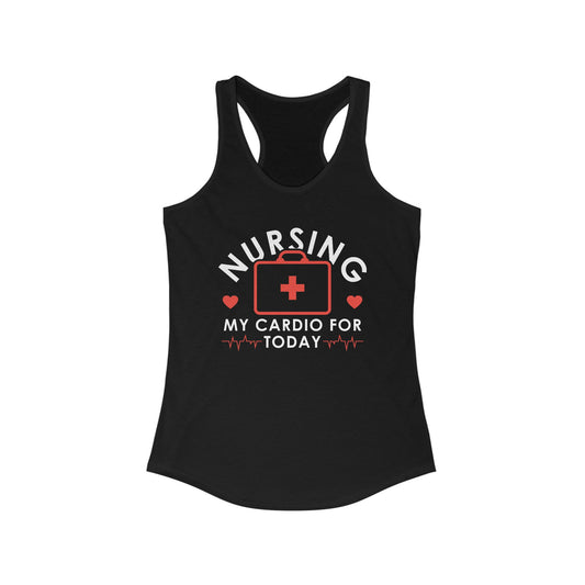 Nurse: Cardio: Women's Ideal Racerback Tank