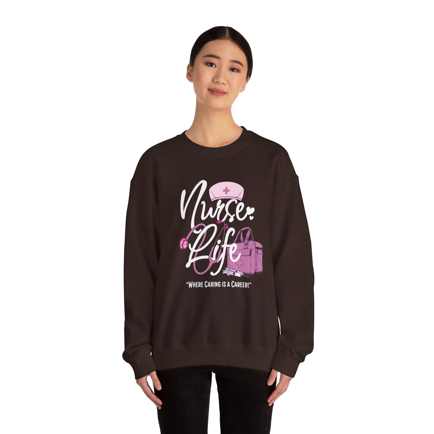 Nurse Life Unisex Heavy Blend™ Crewneck Sweatshirt