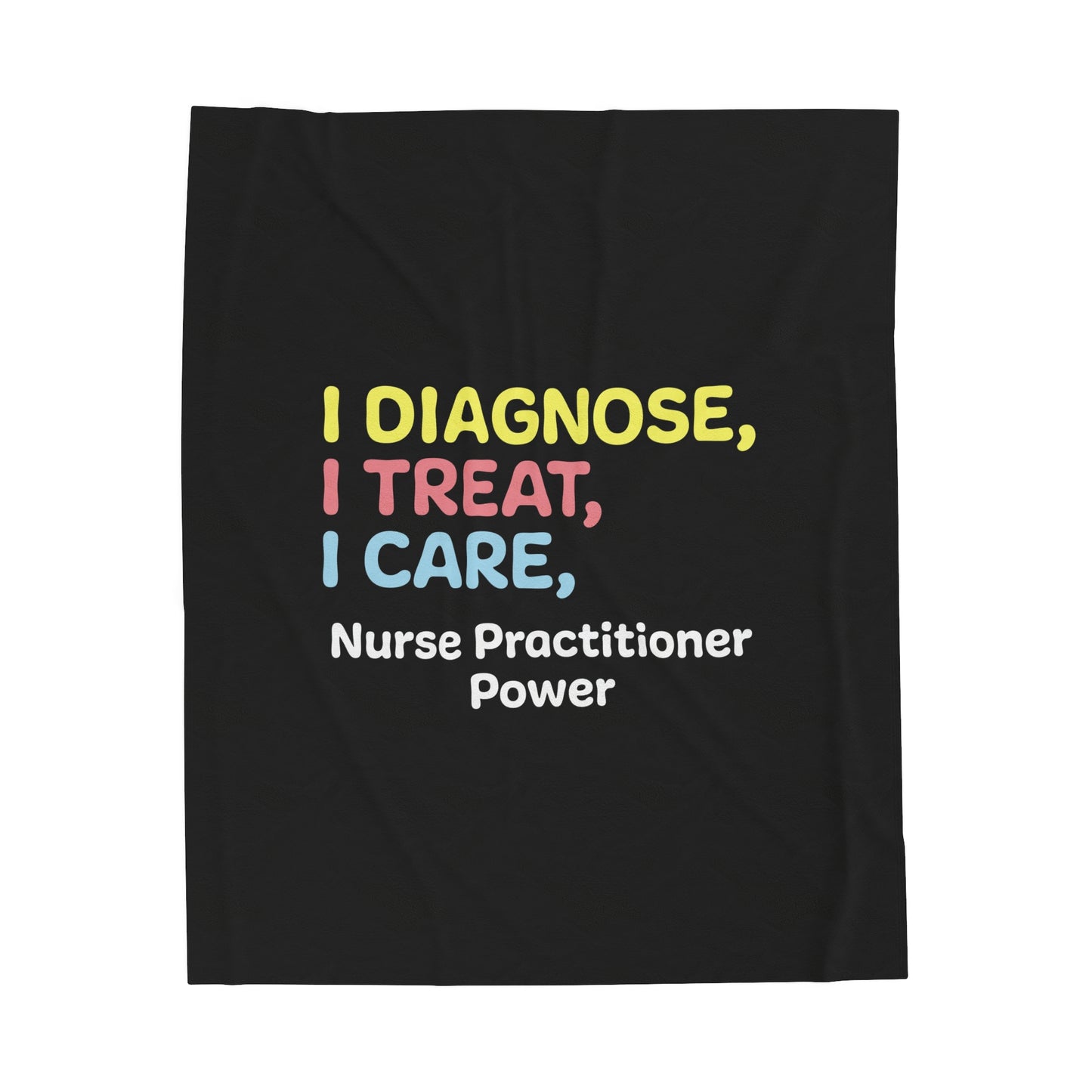 Nurse Practitioner :Velveteen Plush Blanket