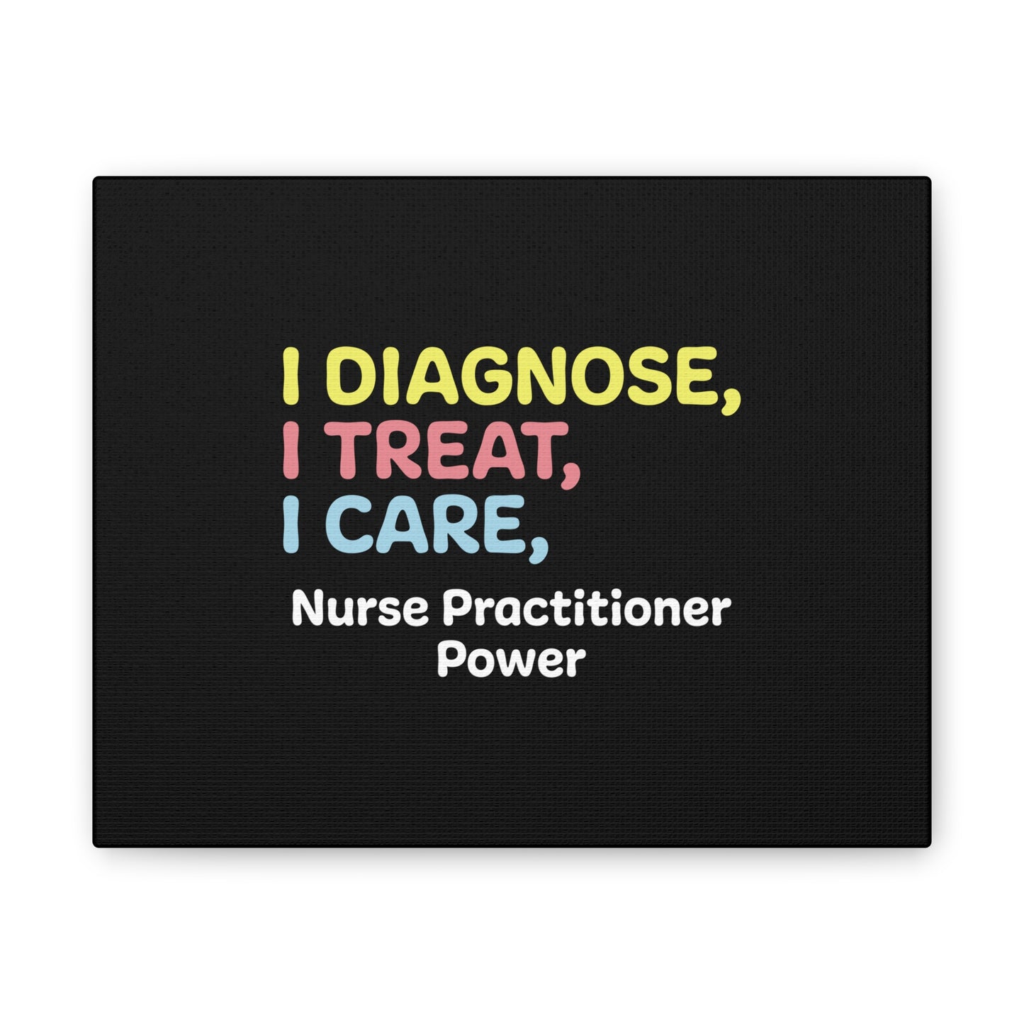 Nurse Practitioner Canvas Stretched, 0.75"