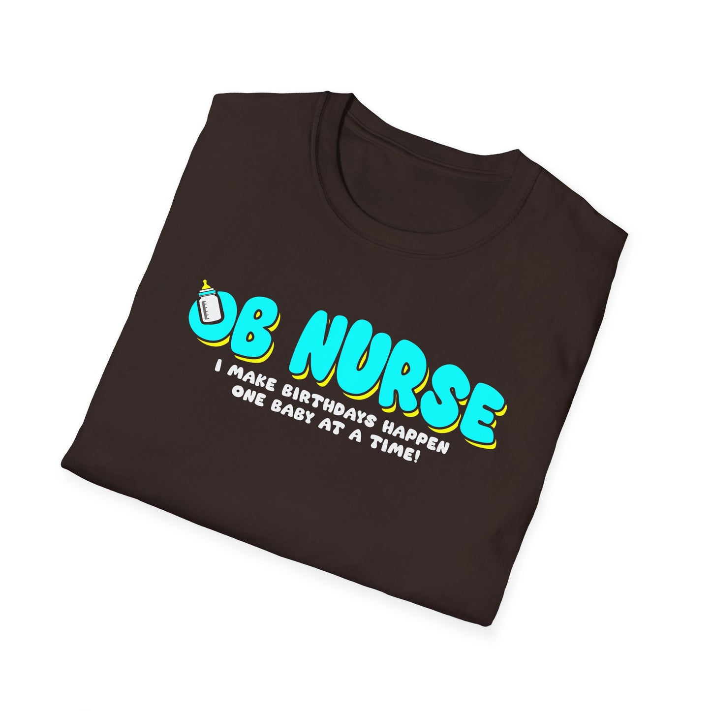 OB Nurse Unisex Softstyle T-Shirt