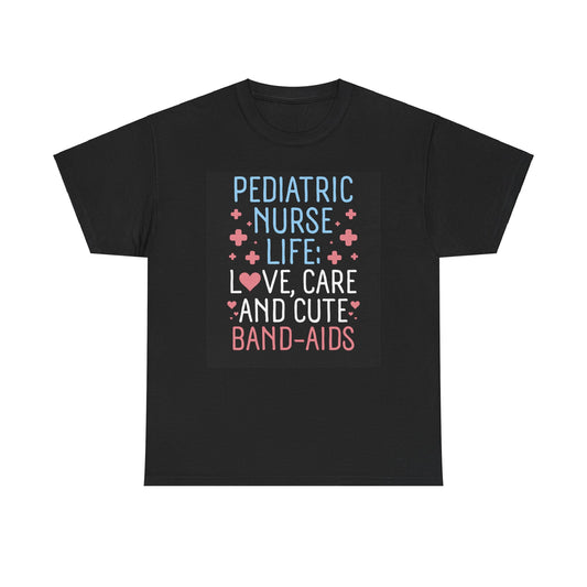 Pediatric Nurse  Unisex Heavy Cotton Tee