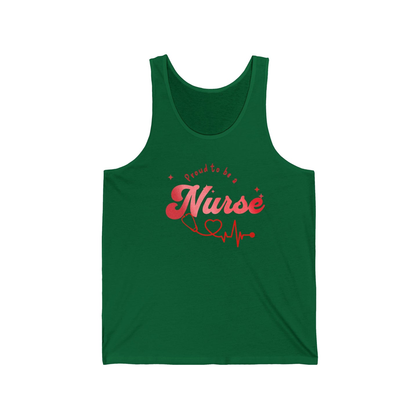 Proud Nurse Unisex Jersey Tank