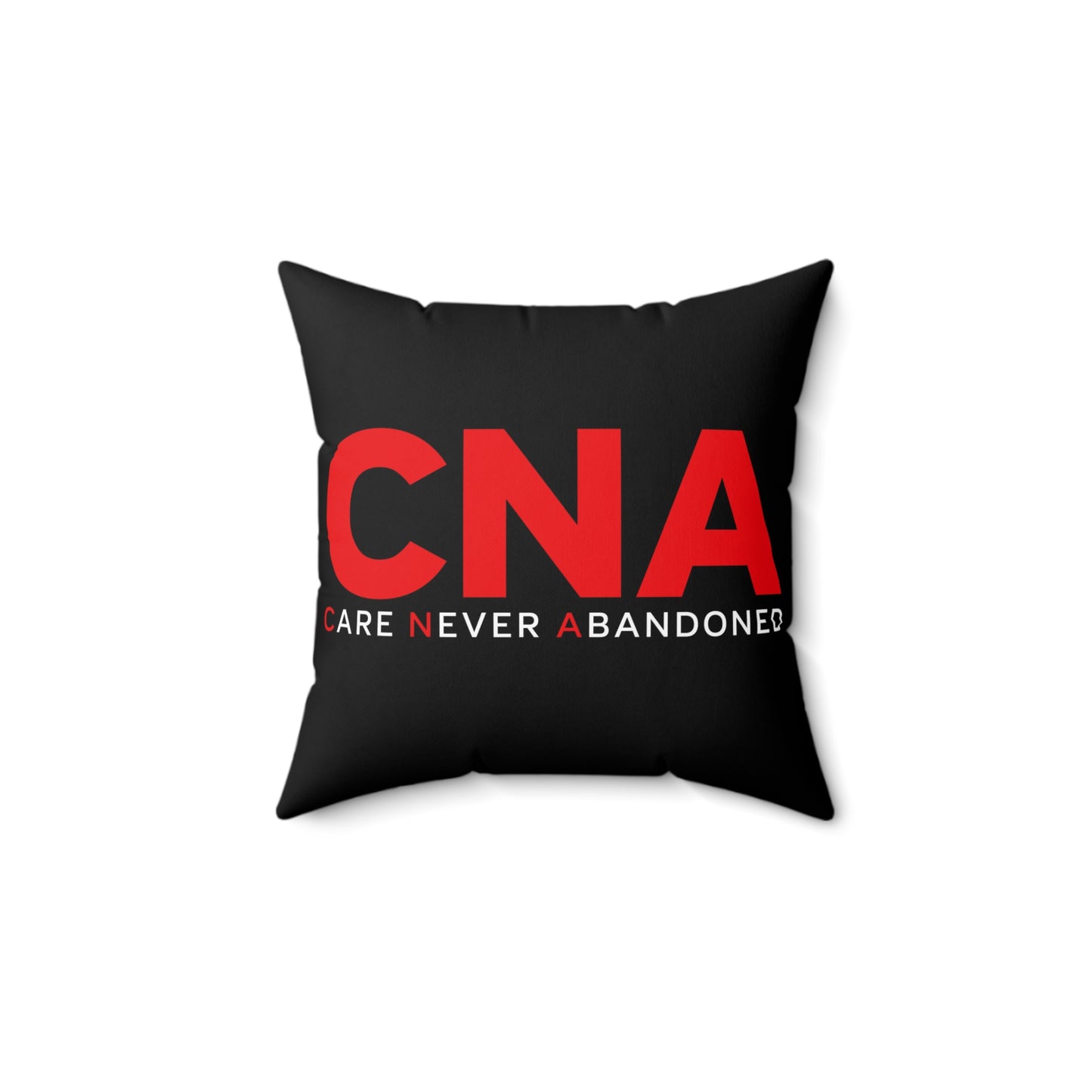 CNA Care Faux Suede Square Pillow