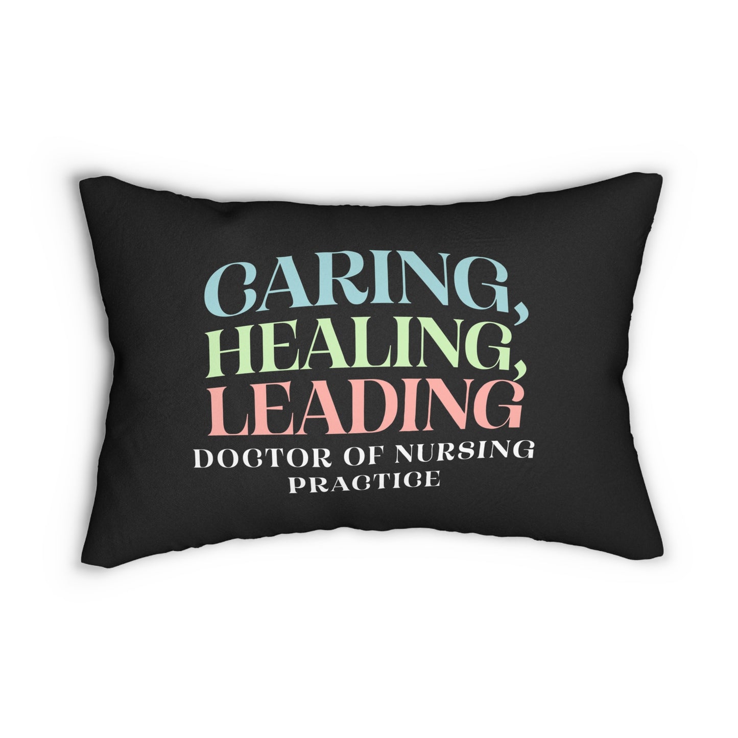 Doctor of Nursing Practice Spun Polyester Lumbar Pillow