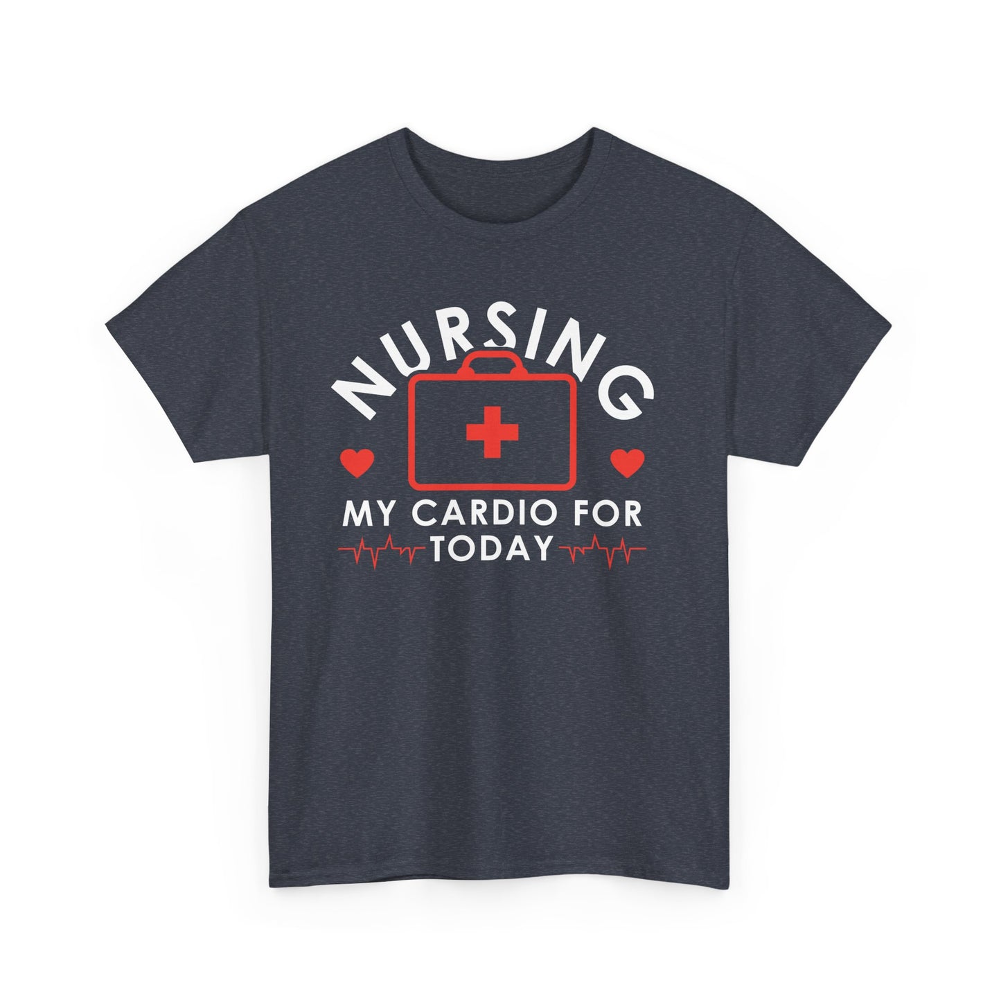 Nurse- Cardio: Unisex Heavy Cotton Tee