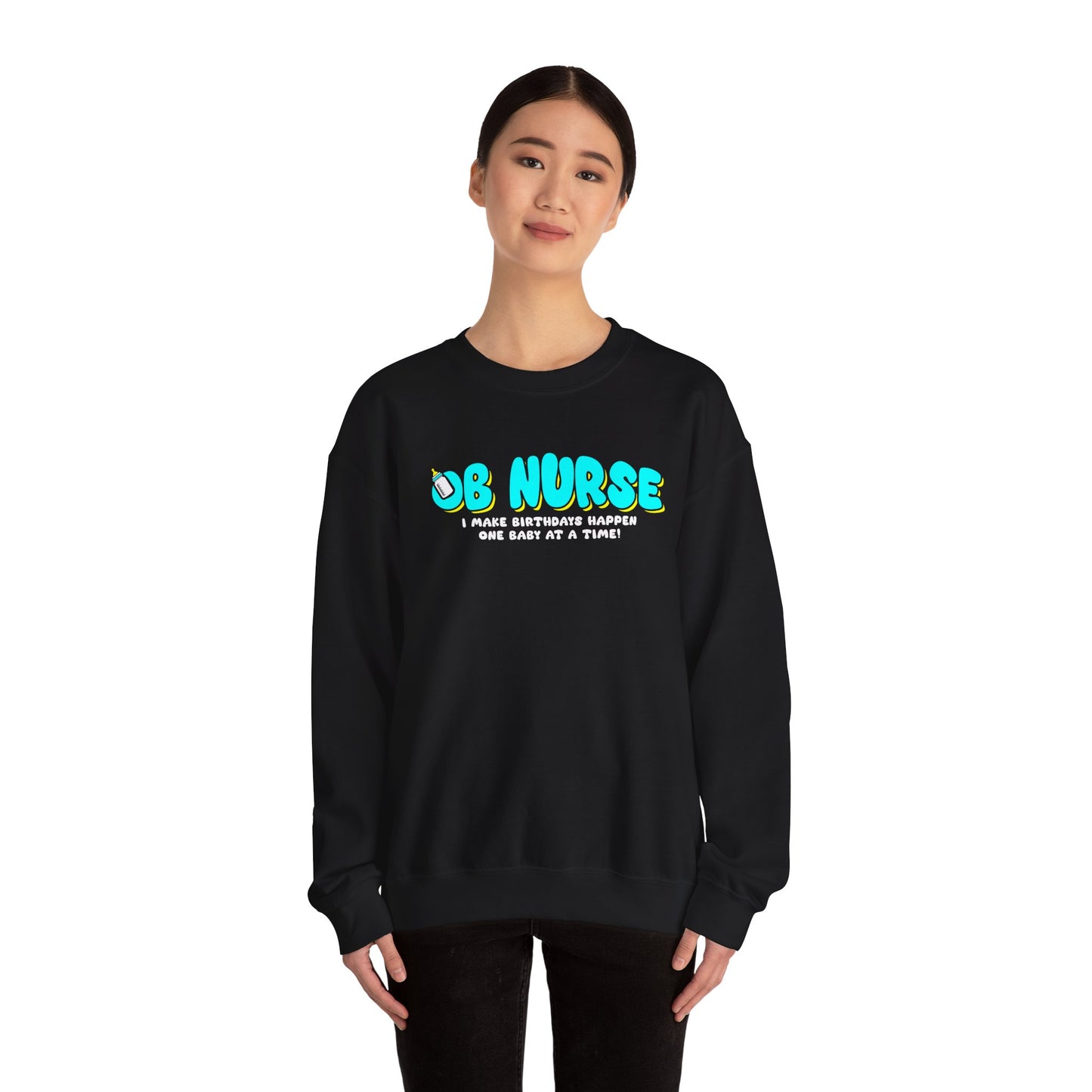 OB Nurse Unisex Heavy Blend™ Crewneck Sweatshirt