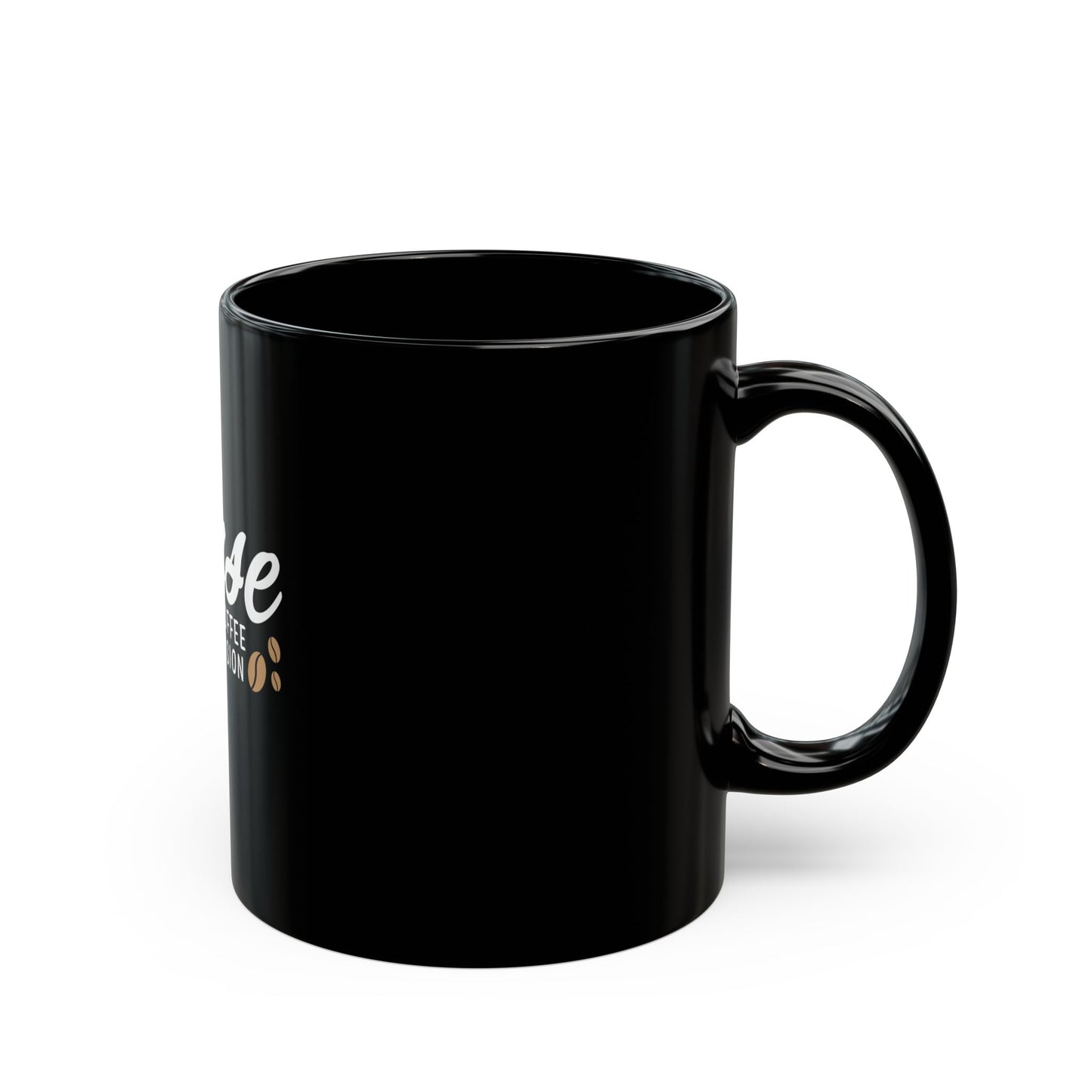 Nurse Fueled Black Mug (11oz, )