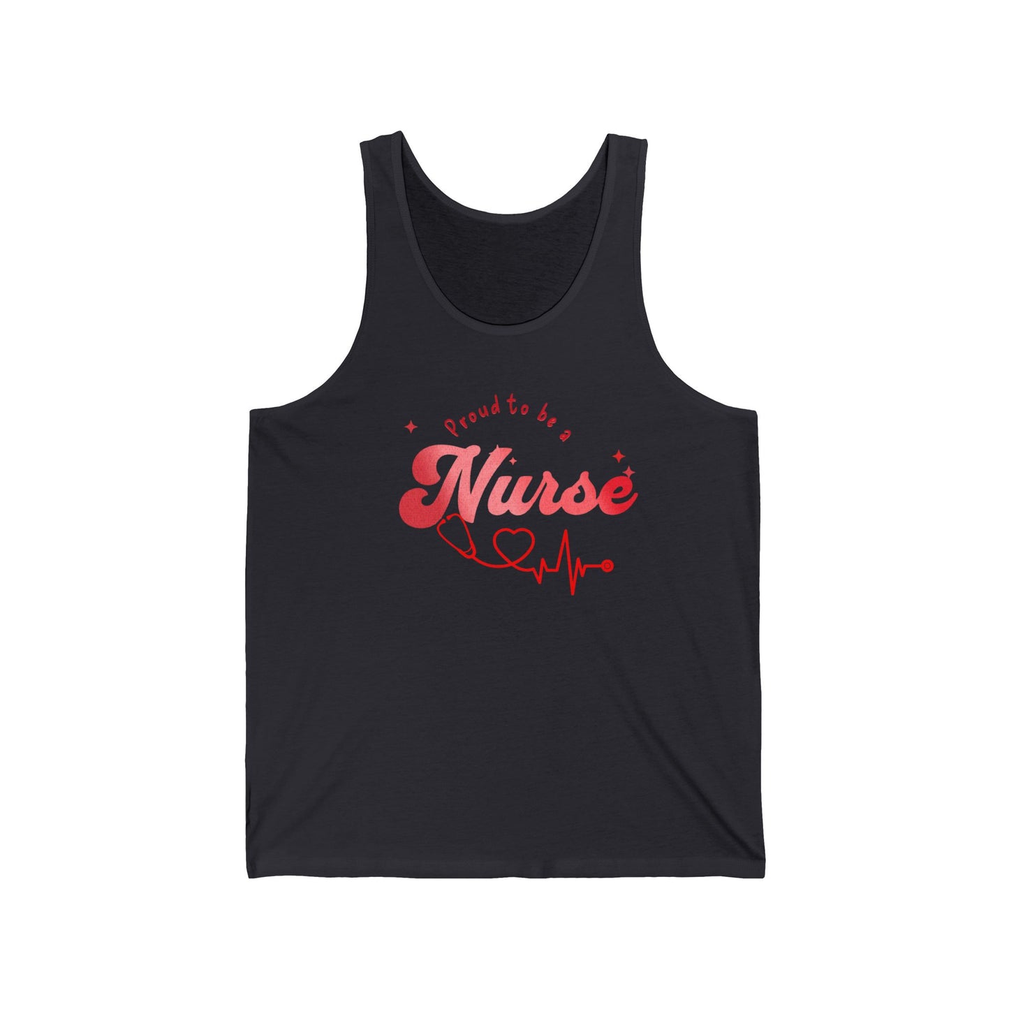 Proud Nurse Unisex Jersey Tank