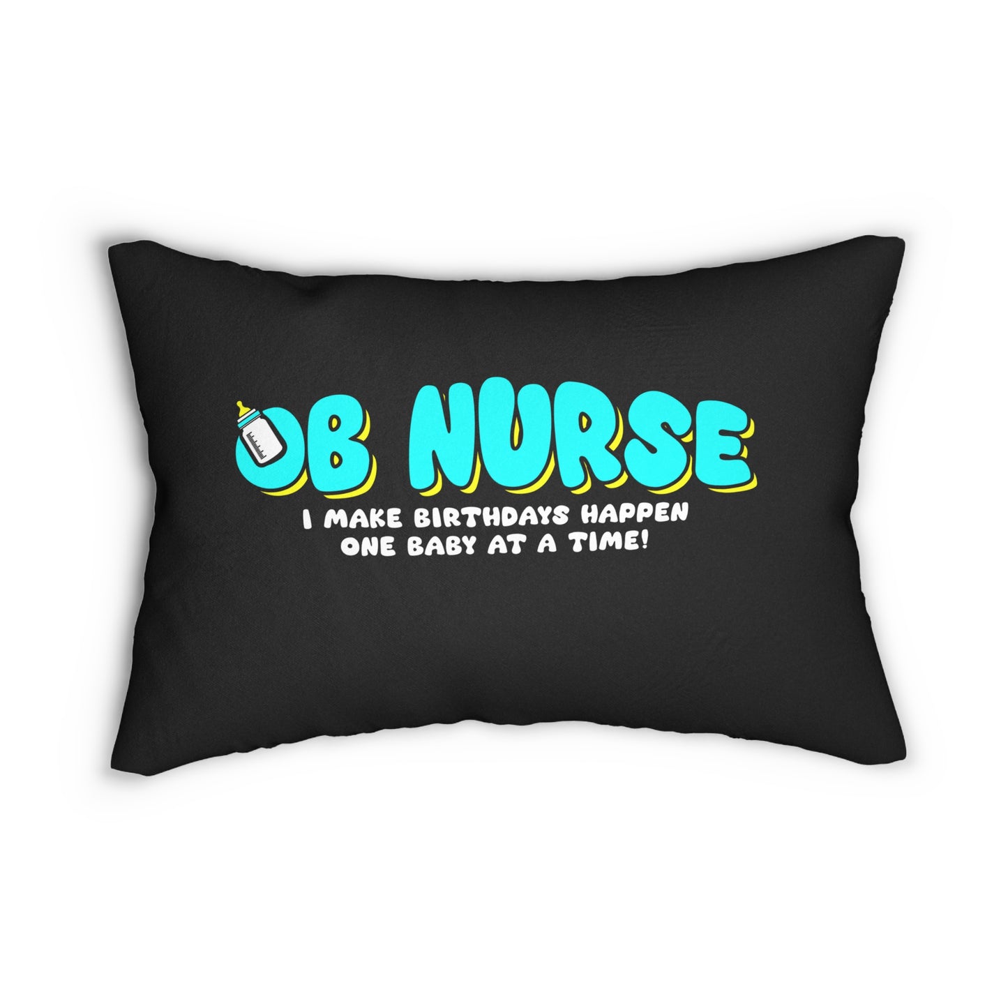 OB Nurse Spun Polyester Lumbar Pillow