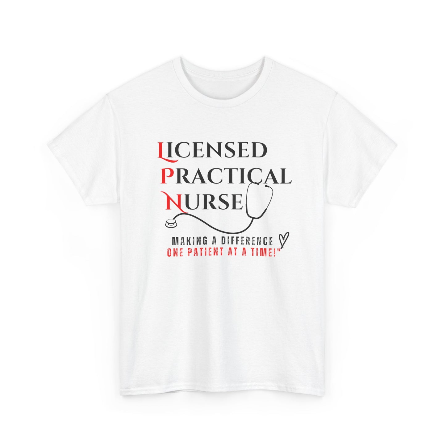 Licensed Practical Nurse Unisex Heavy Cotton Tee