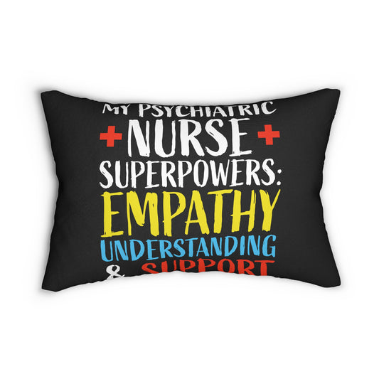 Nurse Psychiatry: Spun Polyester Lumbar Pillow