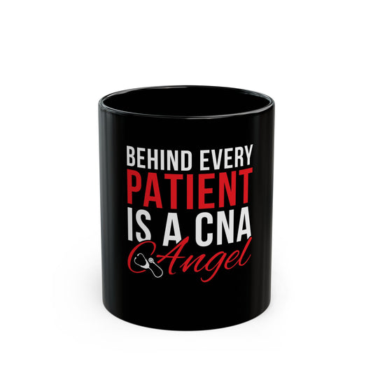 CNA Angel Black Mug (11oz, 15oz)