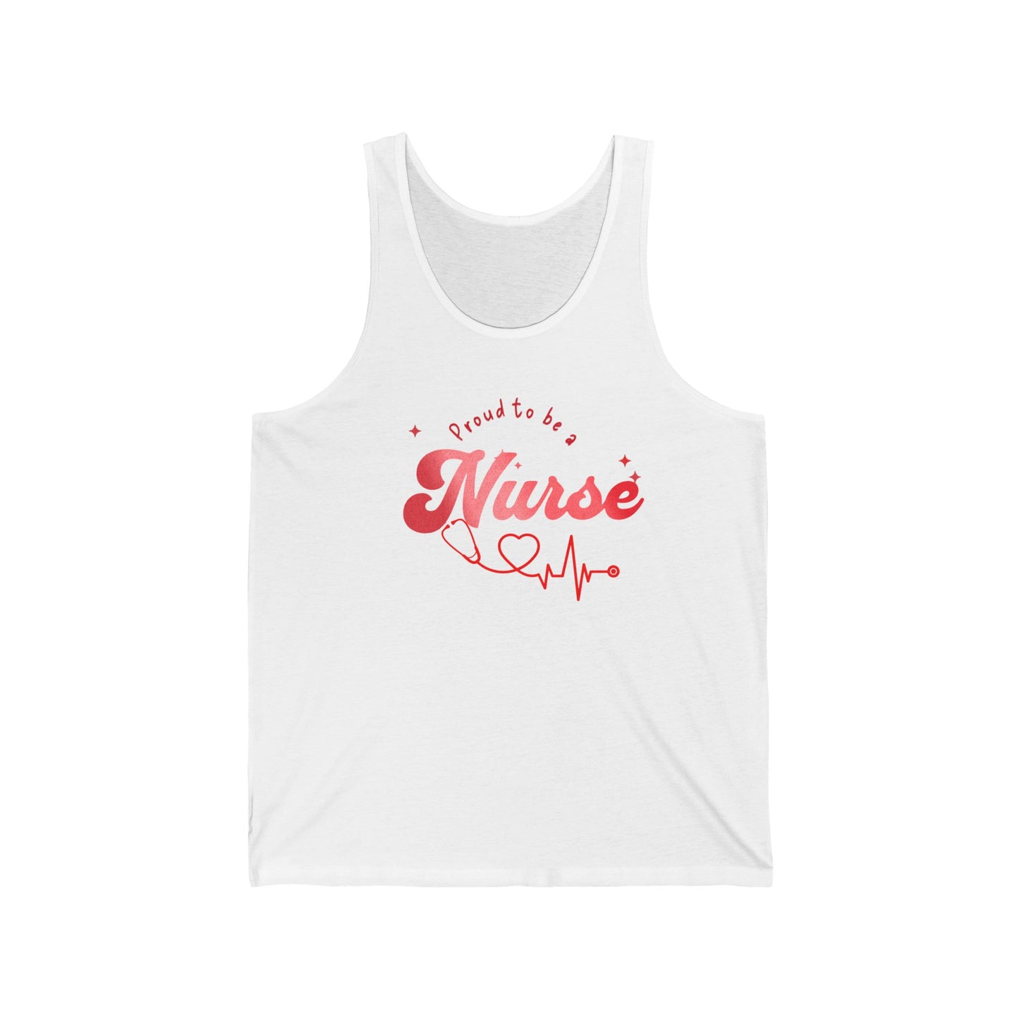 Proud Nurse Unisex Jersey Tank